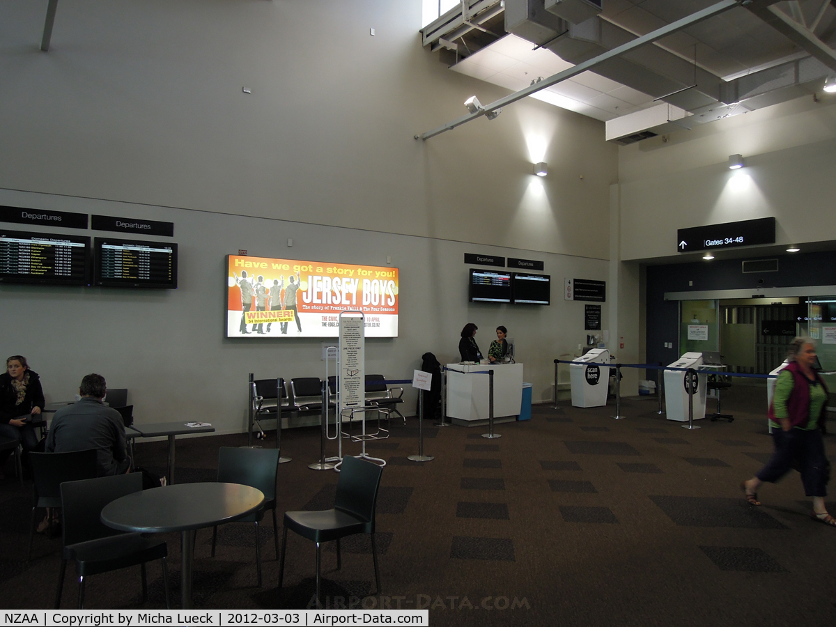Auckland International Airport, Auckland New Zealand (NZAA) - The regional gates at AKL