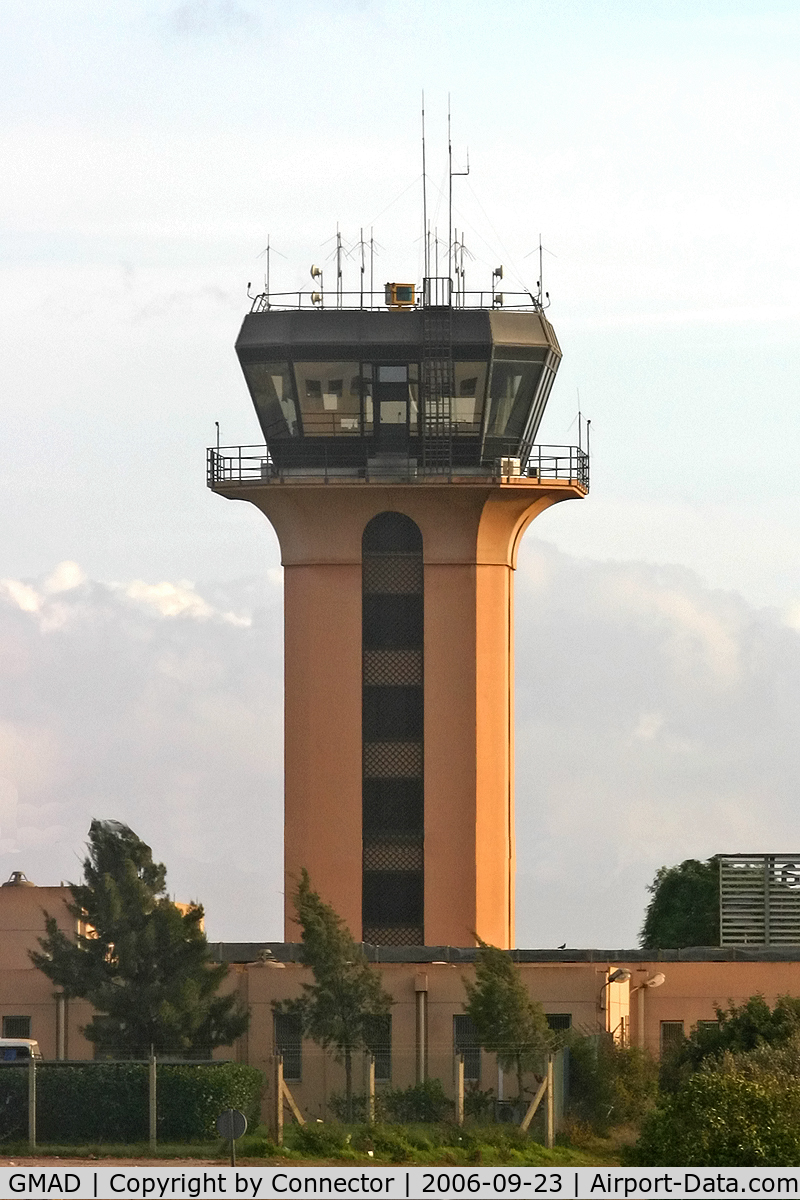 Al Massira Airport (Inezgane Airport), Agadir Morocco (GMAD) - Control tower of Agadir.