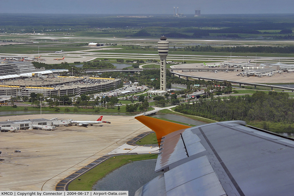 Orlando International Airport (MCO) - Short after take off on flight UA1564 to Washington.