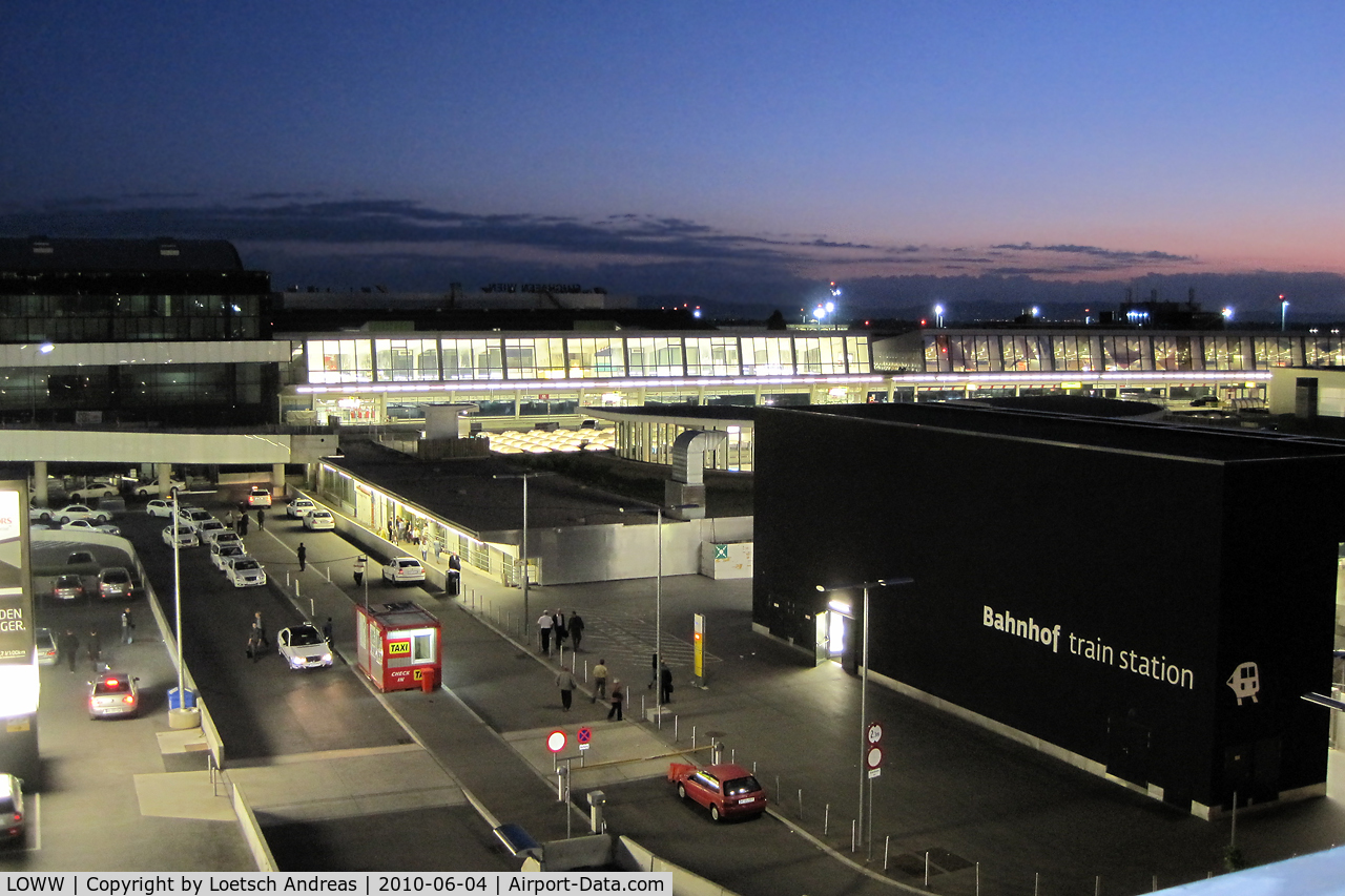Vienna International Airport, Vienna Austria (LOWW) - view to the Terminal