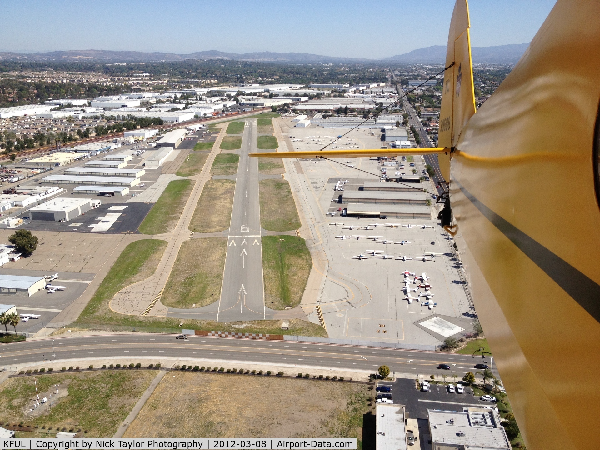 Fullerton Municipal Airport (FUL) - Departure off RWY 24