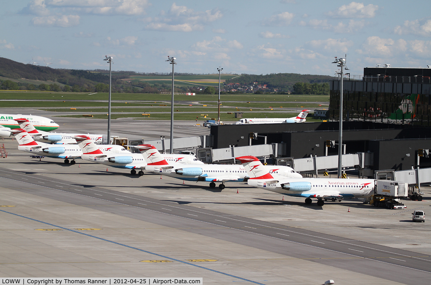 Vienna International Airport, Vienna Austria (LOWW) - Austrian Arrows Fokkers