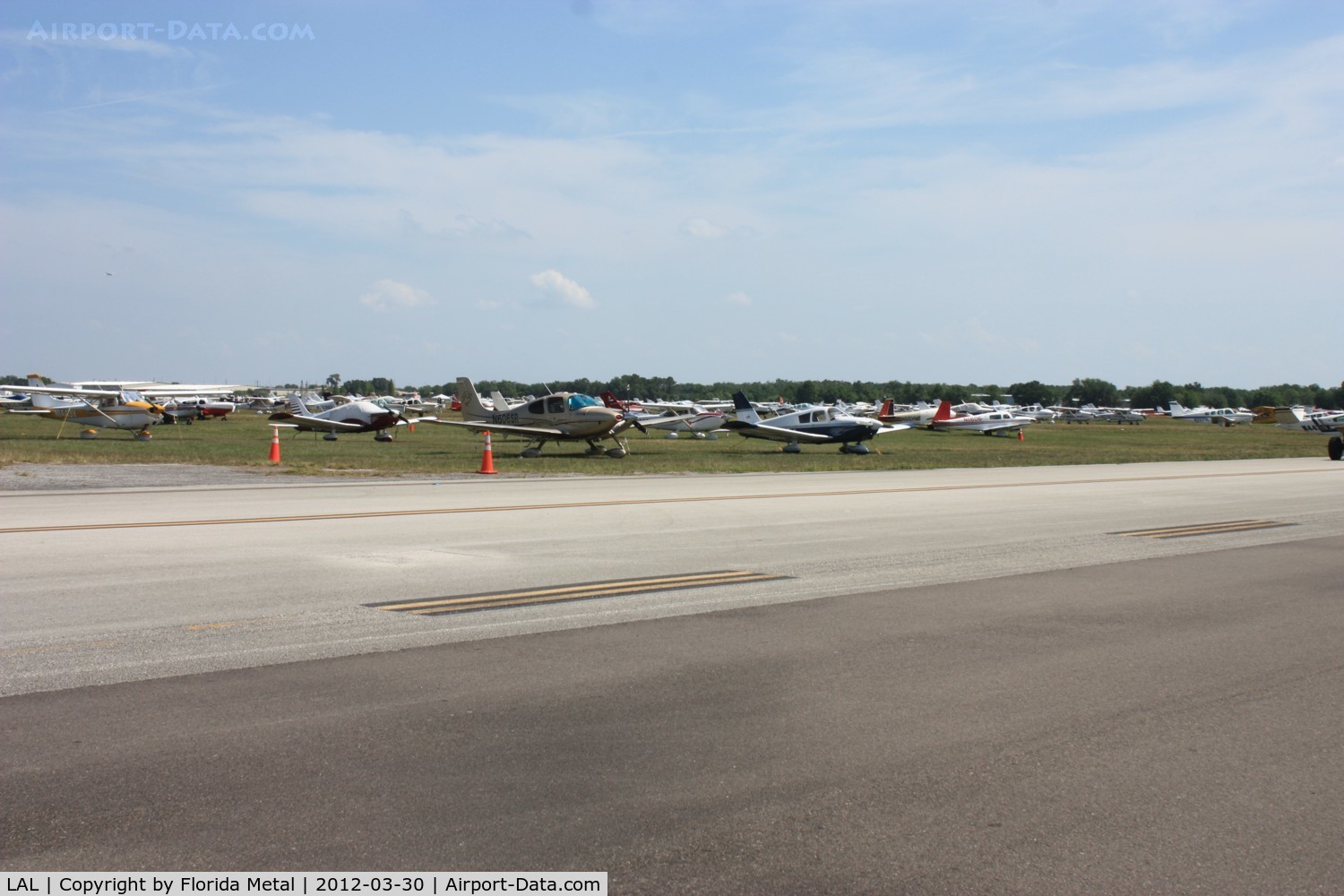 Lakeland Linder Regional Airport (LAL) - Planes parked at Sun N Fun