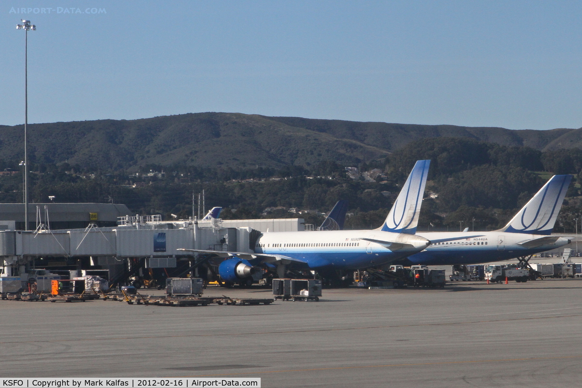 San Francisco International Airport (SFO) - San Francisco International Airport/KSFO United Airlines gates 84 and 86.