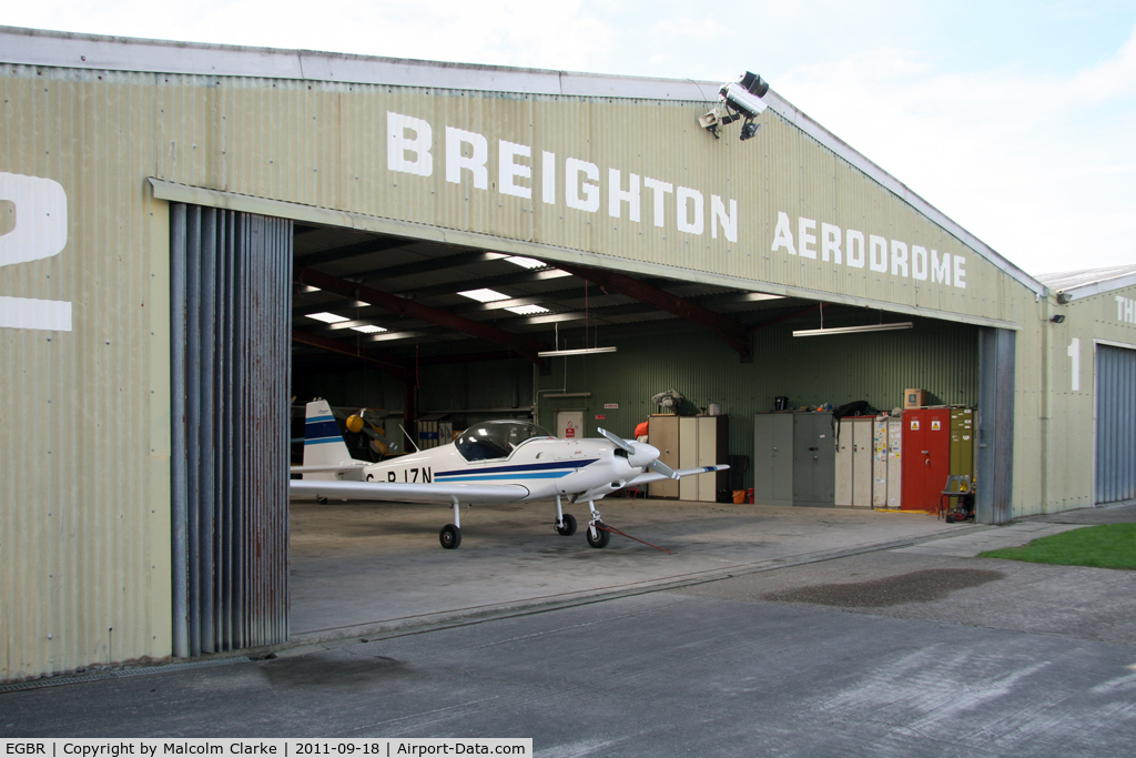 EGBR Airport - Hangar 2, Breighton Airfield, September 2011.