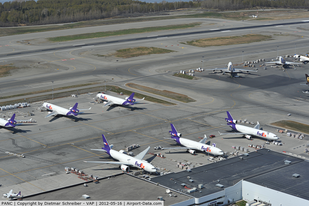 Ted Stevens Anchorage International Airport, Anchorage, Alaska United States (PANC) - Fedex on ANC Airport
