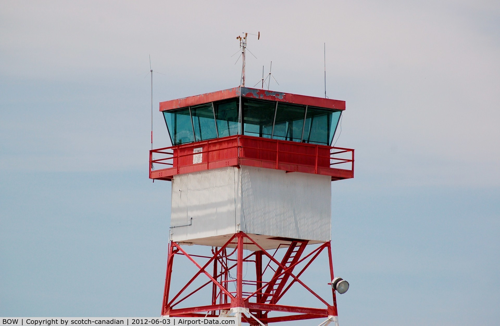 Bartow Municipal Airport (BOW) - Control Tower Cab at Bartow Municipal Airport, Bartow, FL 