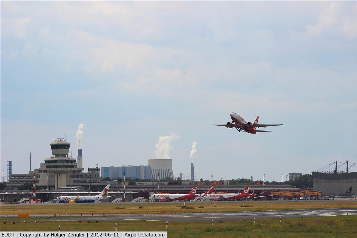 Tegel International Airport (closing in 2011), Berlin Germany (EDDT) - Outbound traffic on rwy 08R......