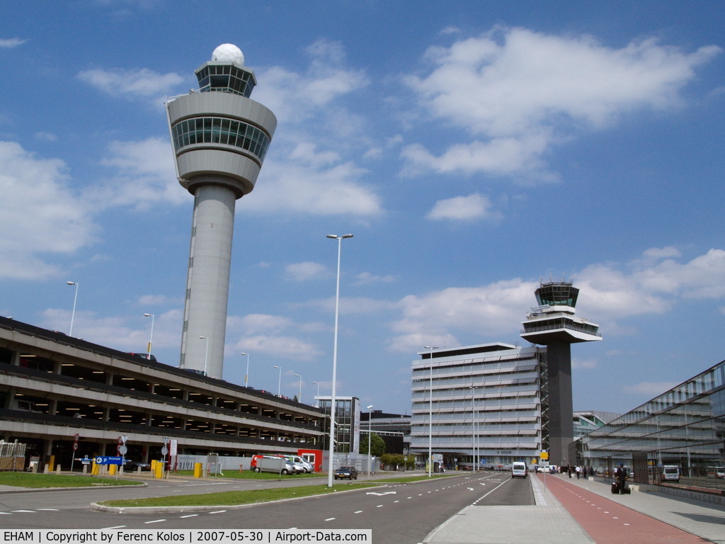 Amsterdam Schiphol Airport, Haarlemmermeer, near Amsterdam Netherlands (EHAM) - AMS
