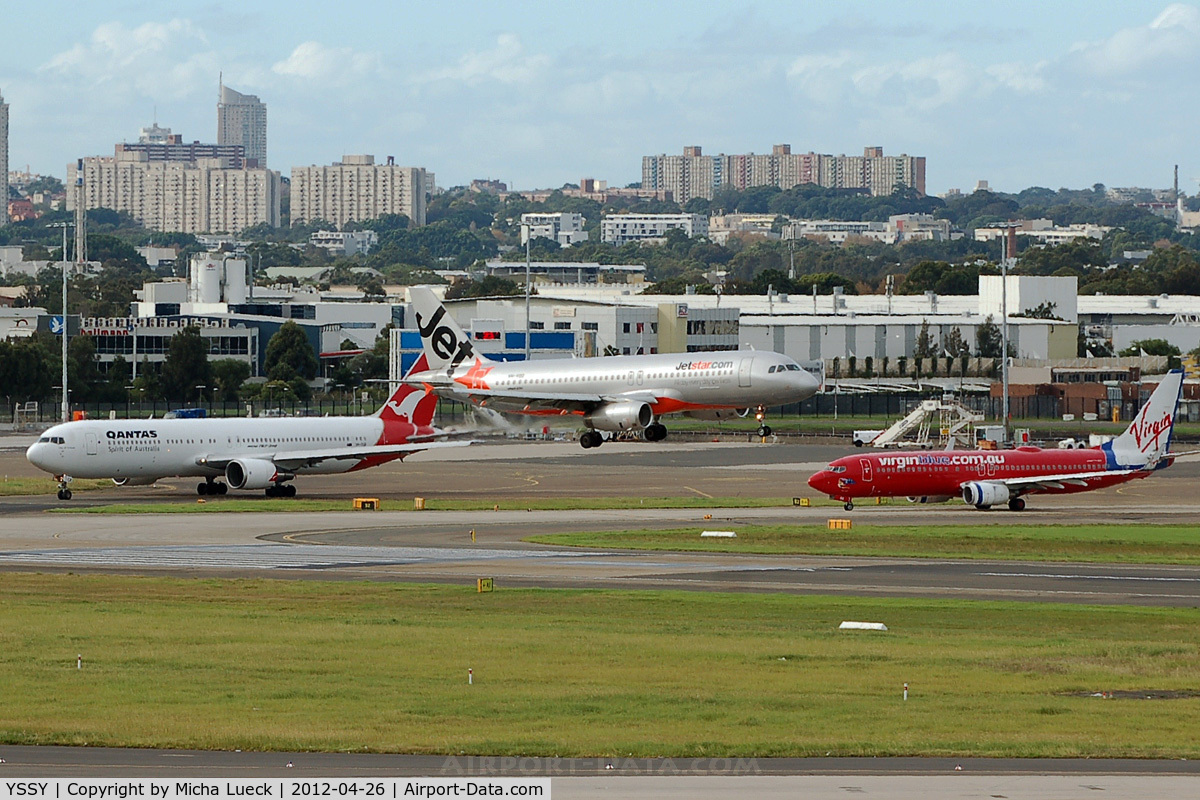 Sydney Airport, Mascot, New South Wales Australia (YSSY) - The three main carriers in Australia