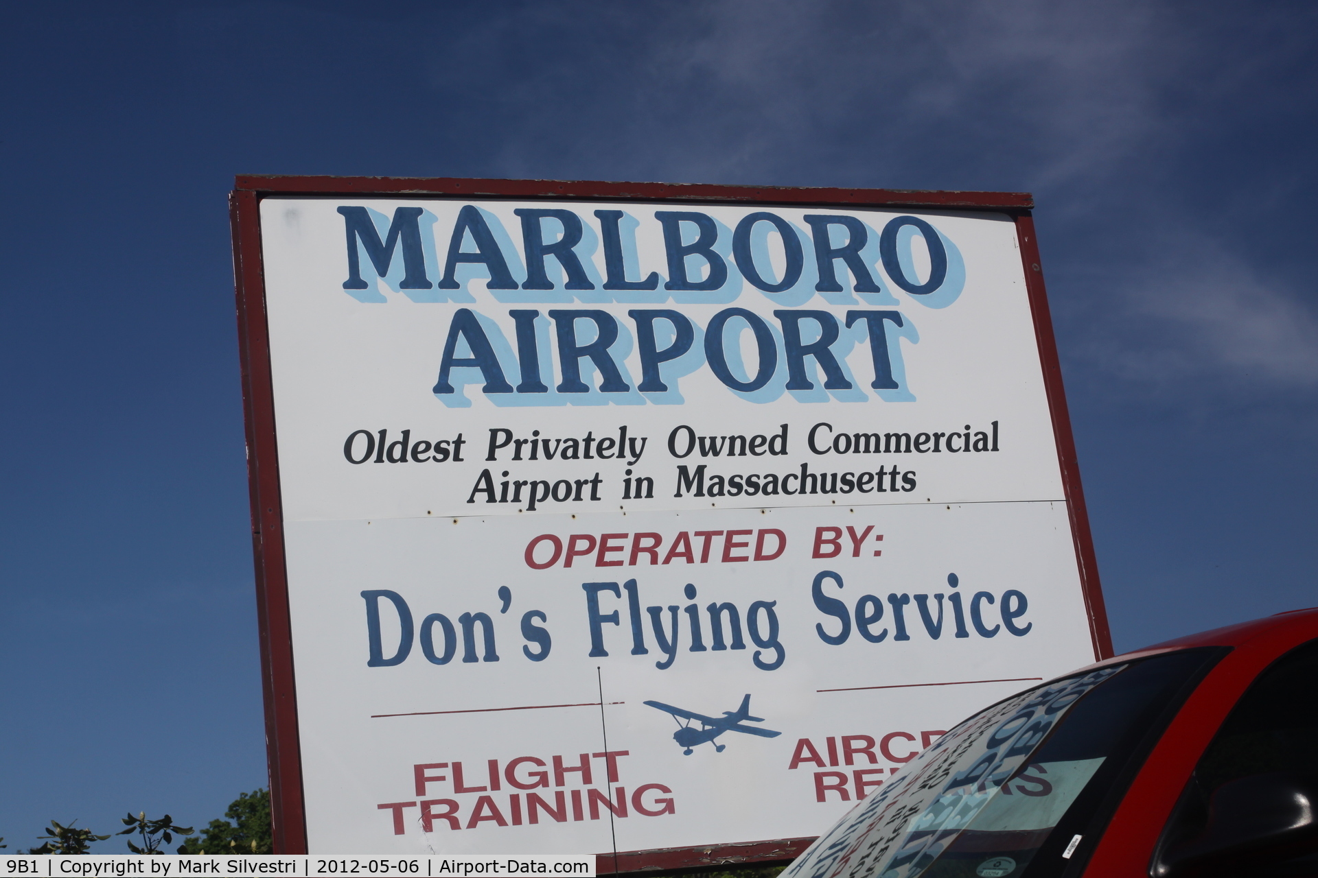 Marlboro Airport (9B1) - Entrance to Marlboro Airport