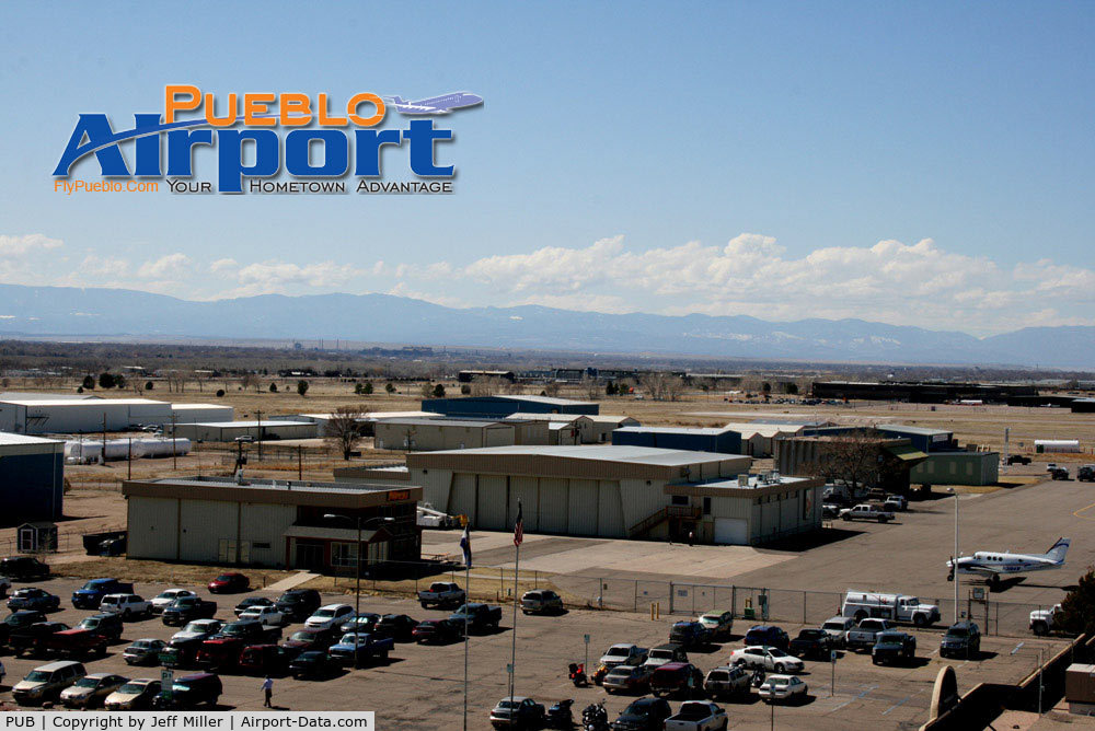 Pueblo Memorial Airport (PUB) - KPUB from the control tower