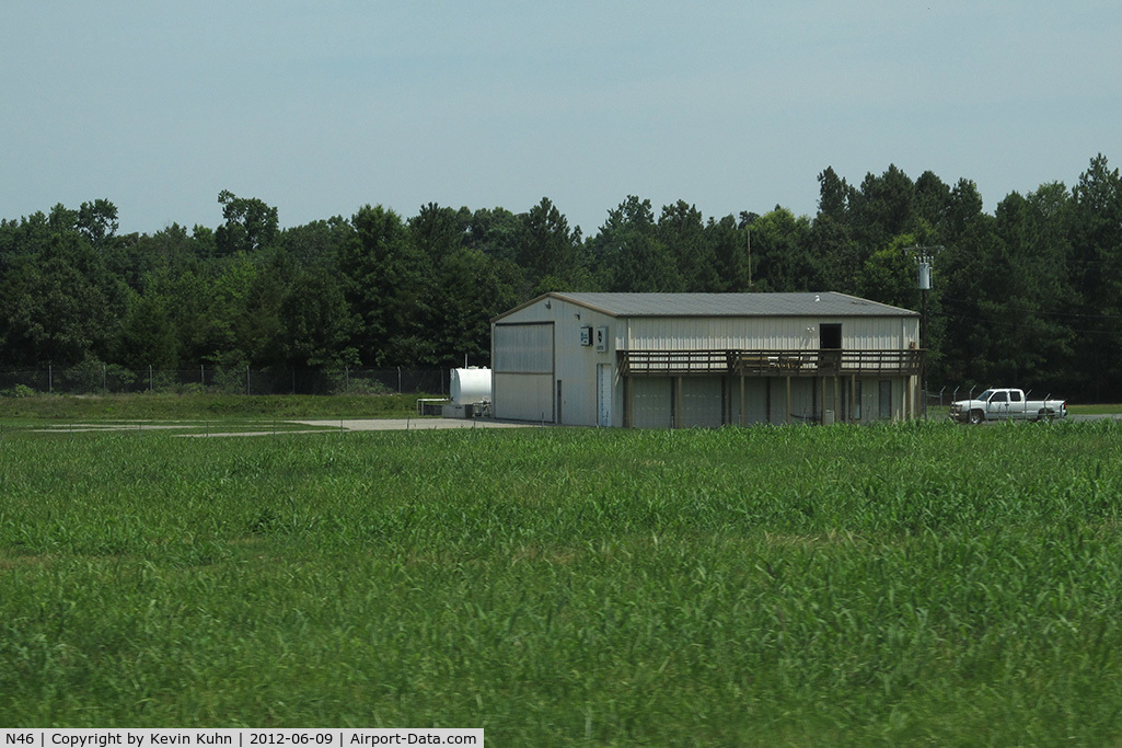 U S Heliport (N46) - Seen from near the road. 