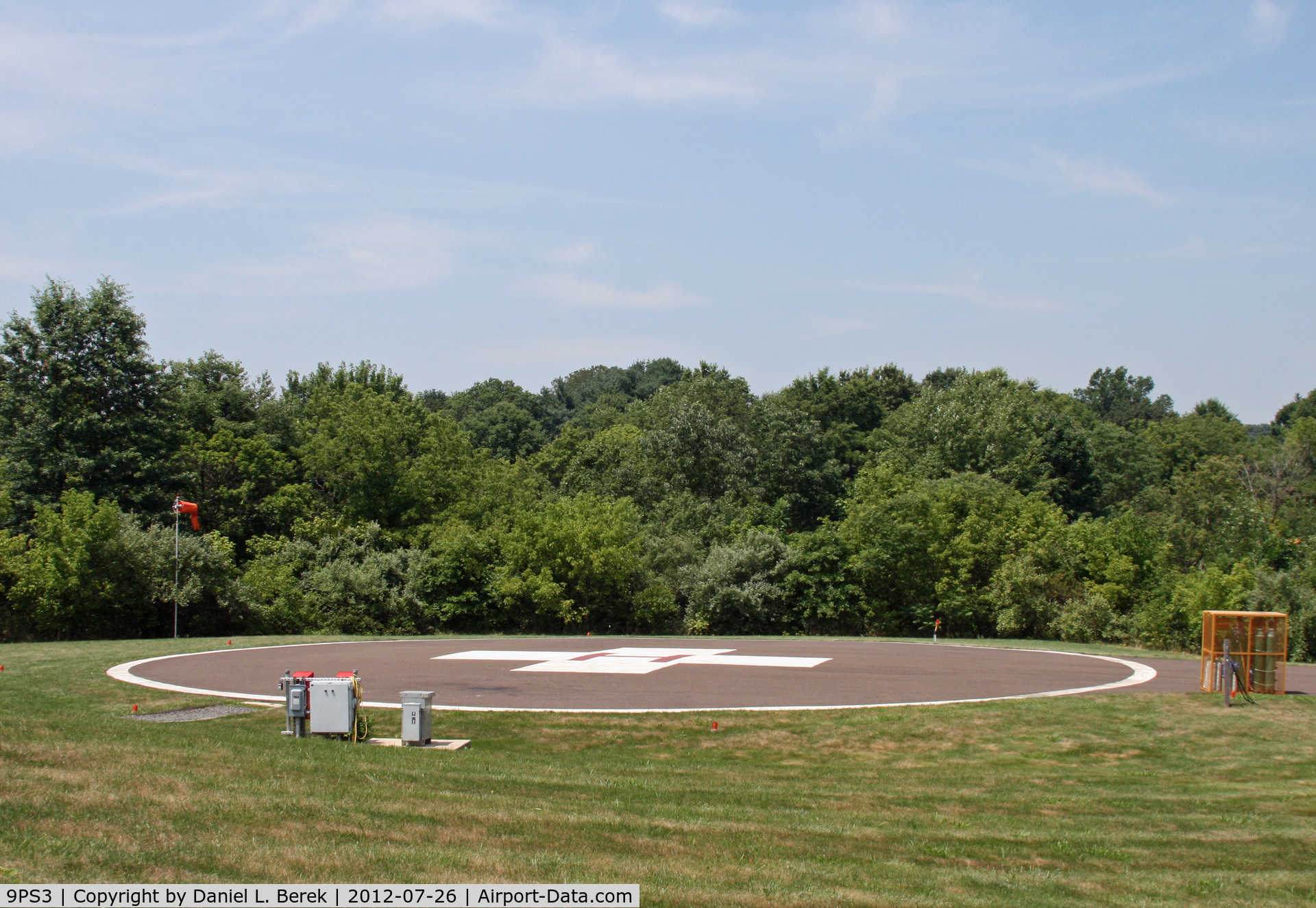 Doylestown Heliport (9PS3) - This is the helipad that serves the emergency services for Doylestown Hospital.