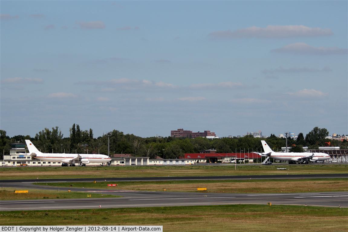 Tegel International Airport (closing in 2011), Berlin Germany (EDDT) - Heavy equipment at governmental airport area today: 16+01 