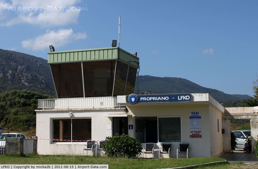 Propriano Airport, Propriano France (LFKO) - Tower of Propriano