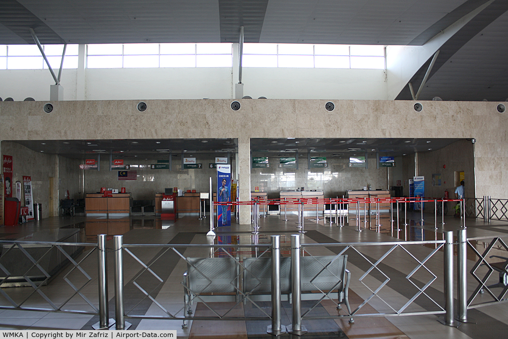 Sultan Abdul Halim Airport, Alor Setar, Kedah Malaysia (WMKA) - Check-in area, Alor Setar Airport.  