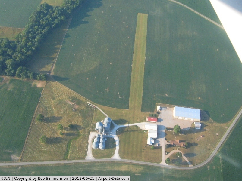 Foltz Farm Airport (93IN) - Looking south