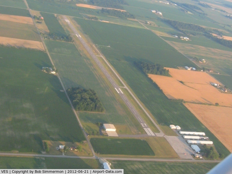 Darke County Airport (VES) - Looking west