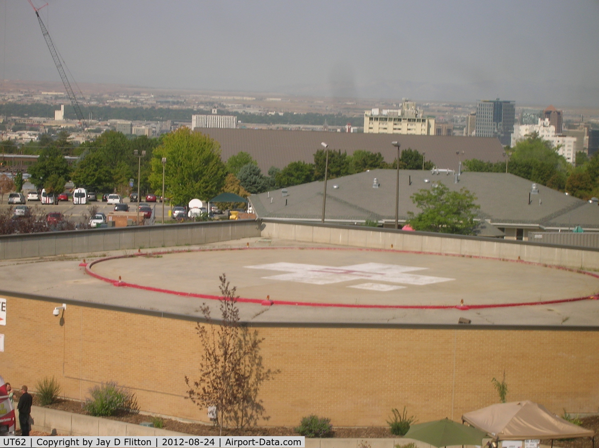 Department Of Veterans Affairs Heliport (UT62) - I have never seen a Helicopter land here, there sure are a lot of people around.