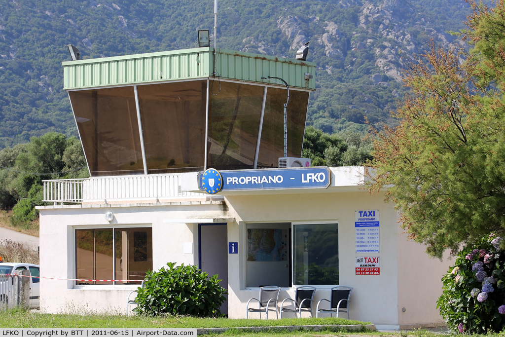 Propriano Airport, Propriano France (LFKO) - Control tower