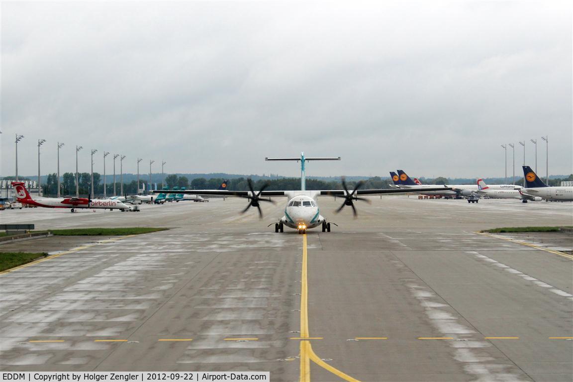 Munich International Airport (Franz Josef Strauß International Airport), Munich Germany (EDDM) - A bug is crawling out of apron east.......