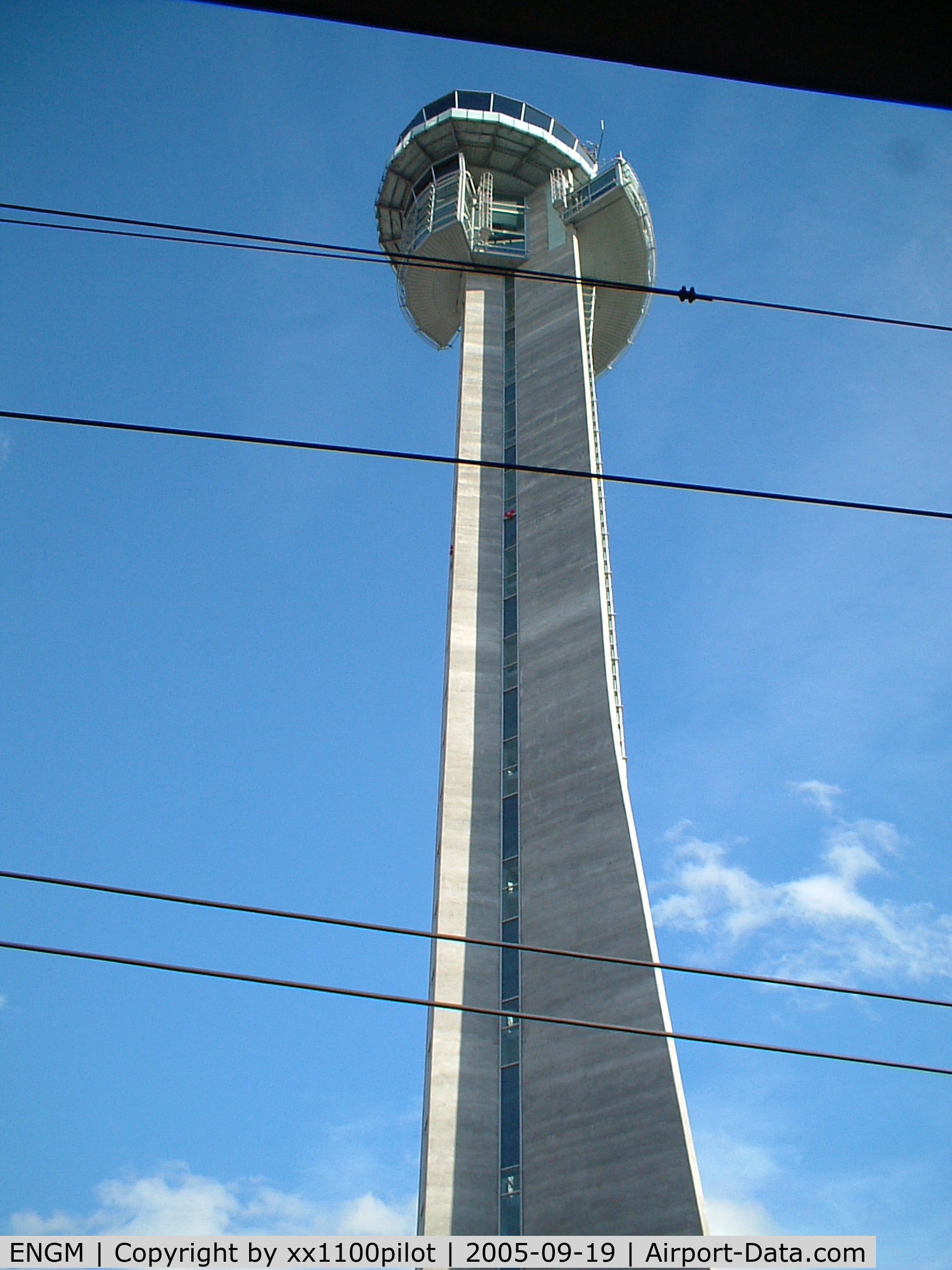 Oslo Airport, Gardermoen, Gardermoen (near Oslo), Akershus Norway (ENGM) - Tower 90 m tall.