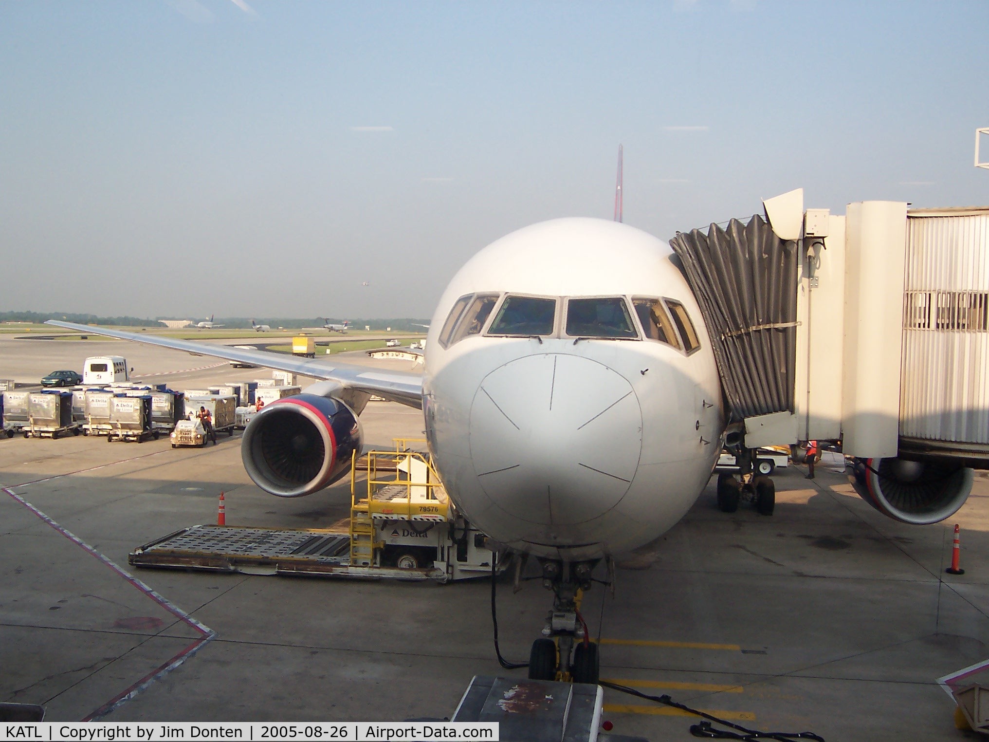 Hartsfield - Jackson Atlanta International Airport (ATL) - Delta 767 at the gate at Hartsfield-Jackson