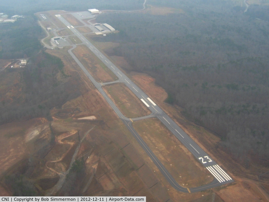 Cherokee County Airport (CNI) - Looking down RWY 23
