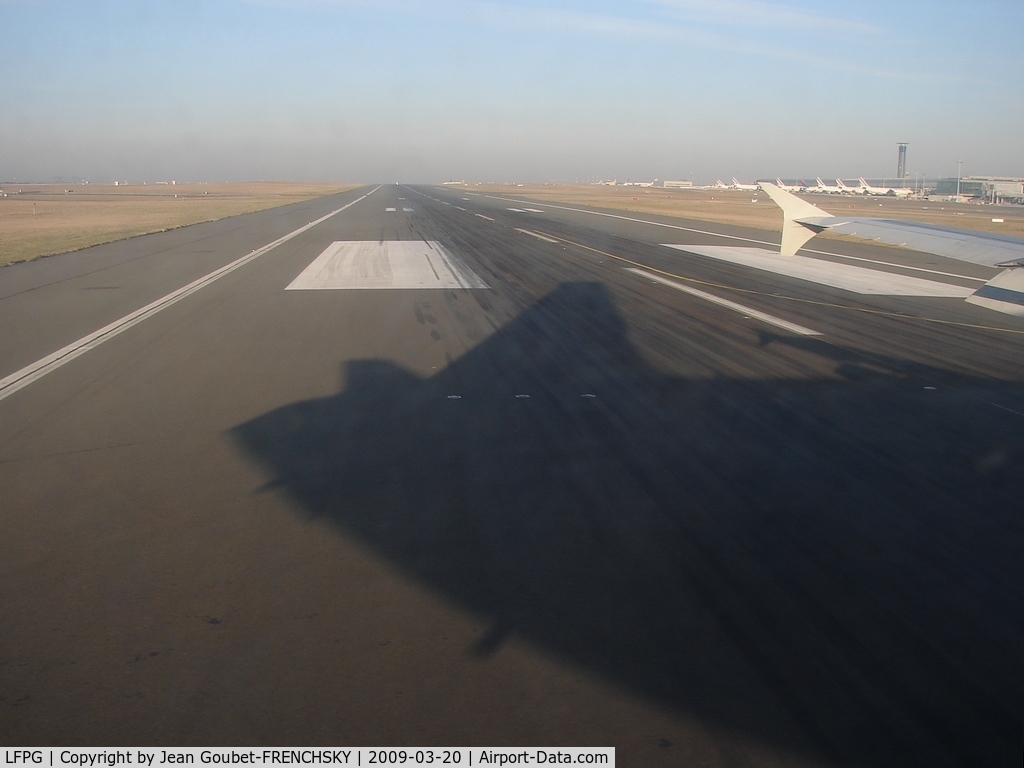 Paris Charles de Gaulle Airport (Roissy Airport), Paris France (LFPG) - cross runway 26R 