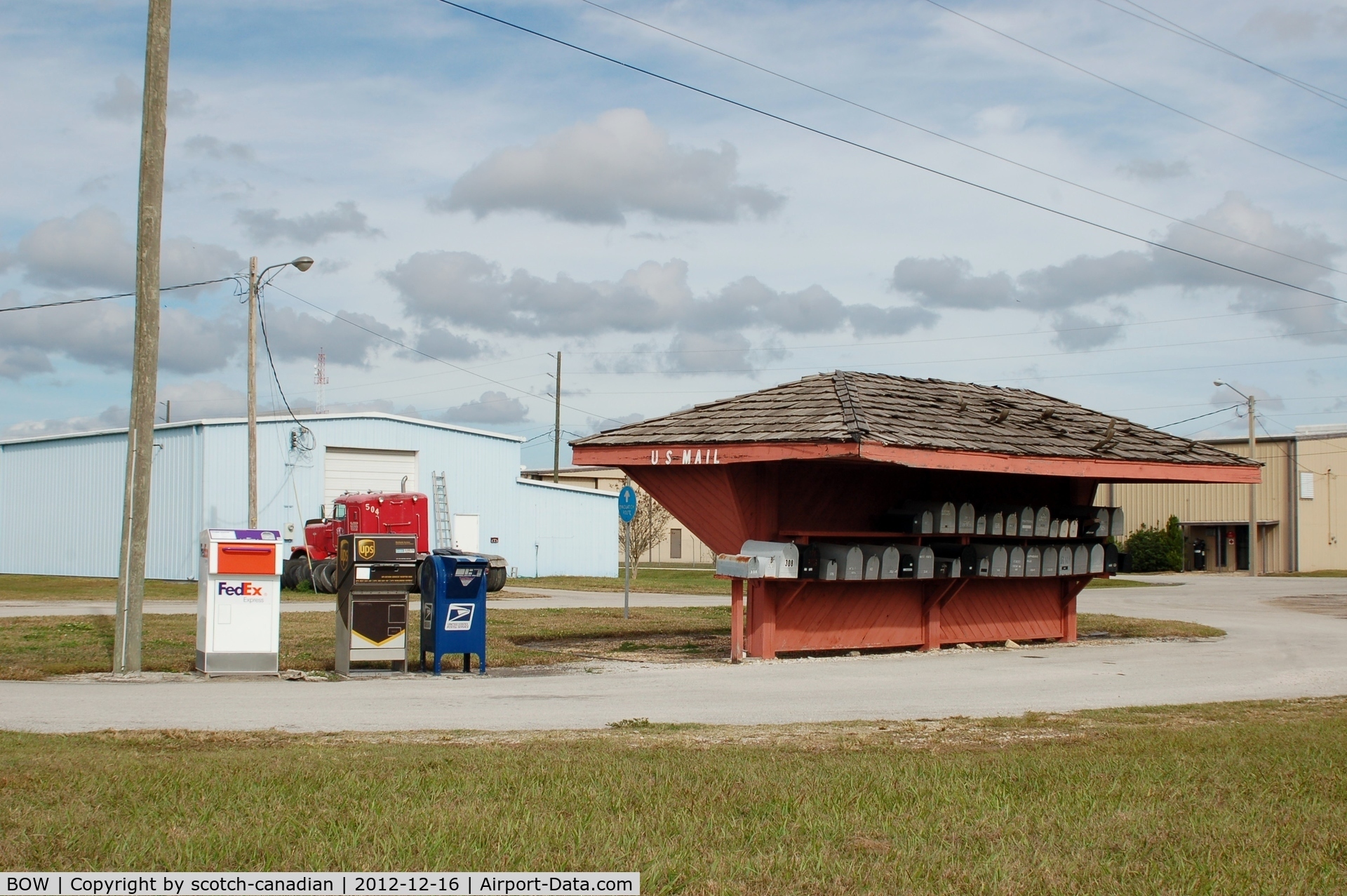 Bartow Municipal Airport (BOW) - Mail Box area at Bartow Municipal Airport, Bartow, FL  