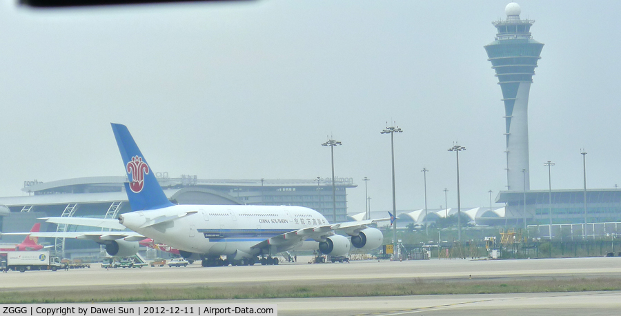 Guangzhou Baiyun International Airport, Guangzhou, Guangdong China (ZGGG) - A380 @ Guangzhou