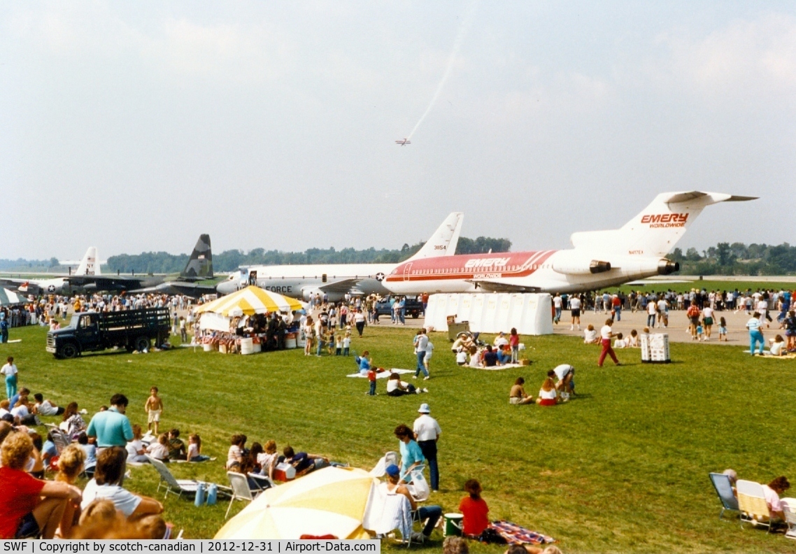 Stewart International Airport (SWF) - Static Display Line at the 1989 Stewart International Airport Air Show, Newburgh, NY