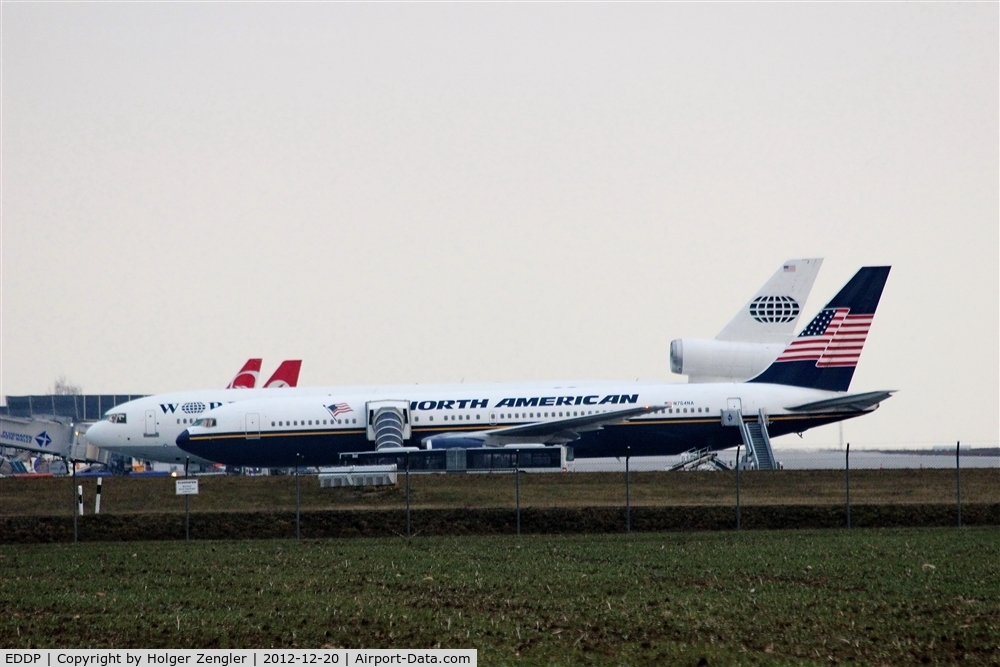 Leipzig/Halle Airport, Leipzig/Halle Germany (EDDP) - View to american corner on apron west 1....