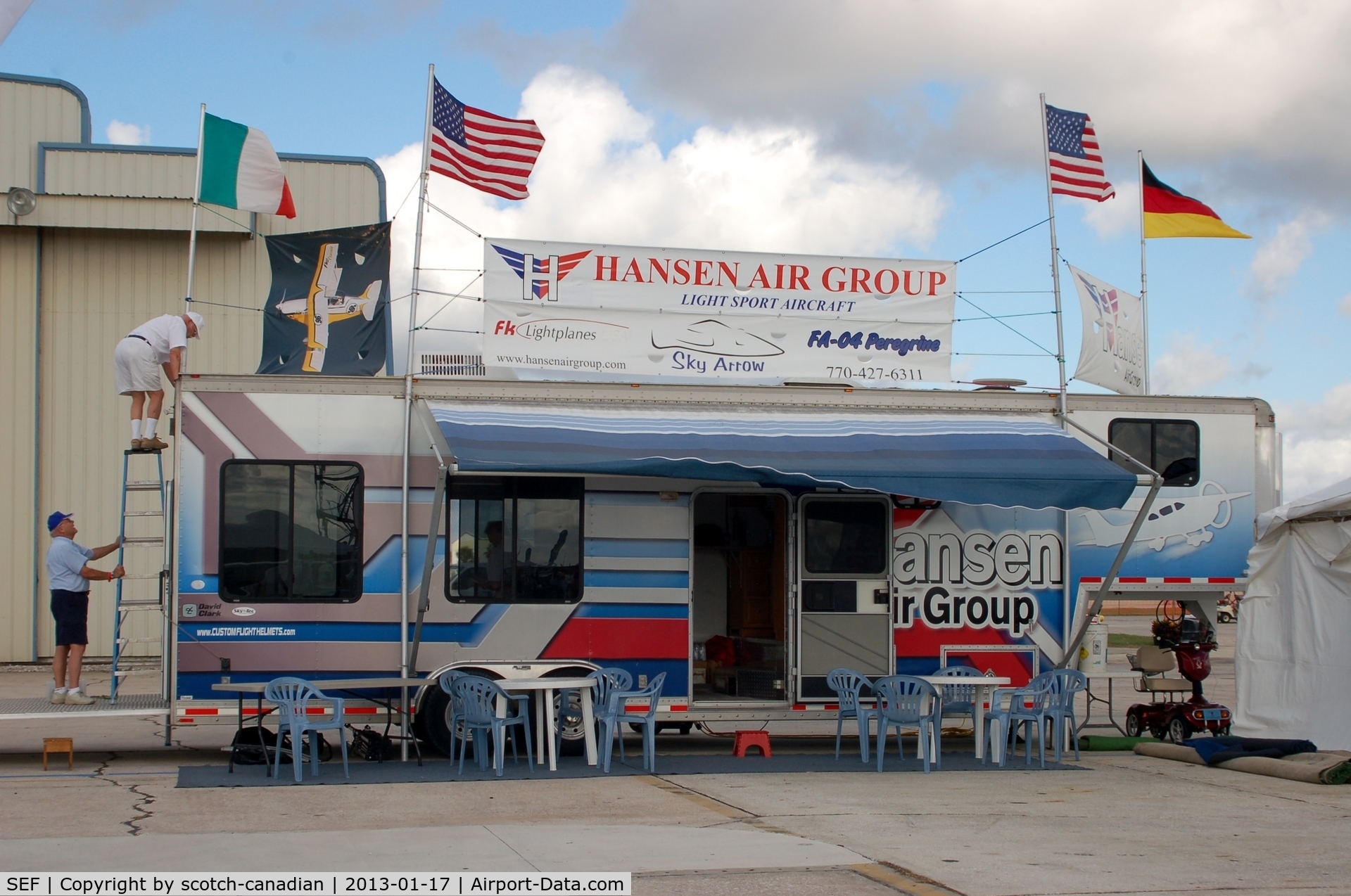 Sebring Regional Airport (SEF) - Hansen Air Group display at the US Sport Aviation Expo, Sebring Regional Airport, Sebring, FL  