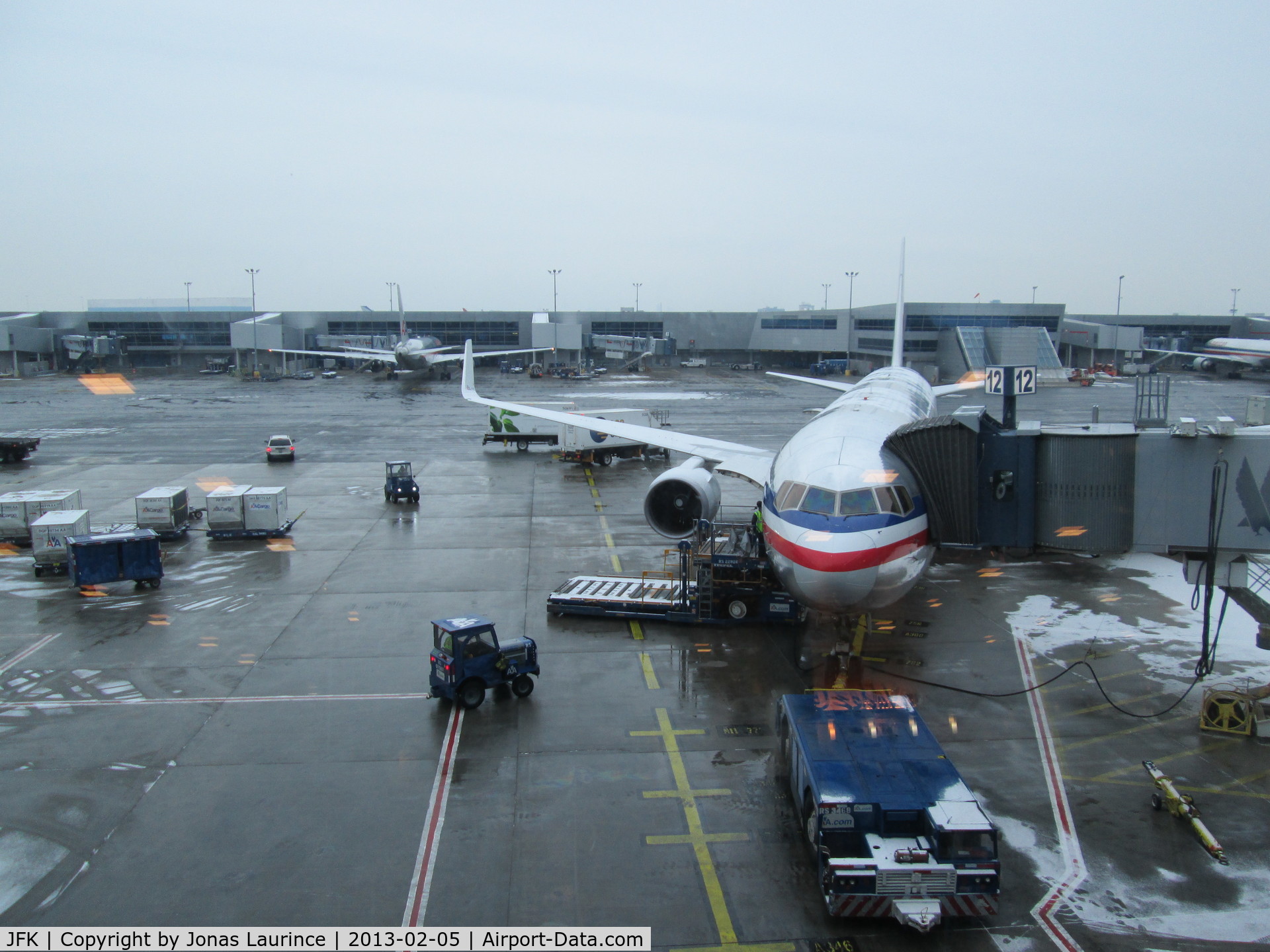 John F Kennedy International Airport (JFK) - American Airlines Bording at the Gate 12 destination Port-au-Prince