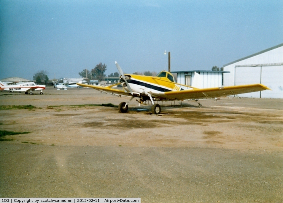 Lodi Airport (1O3) - Crop Duster  at Lodi Airport, Lodi, CA - July 1989