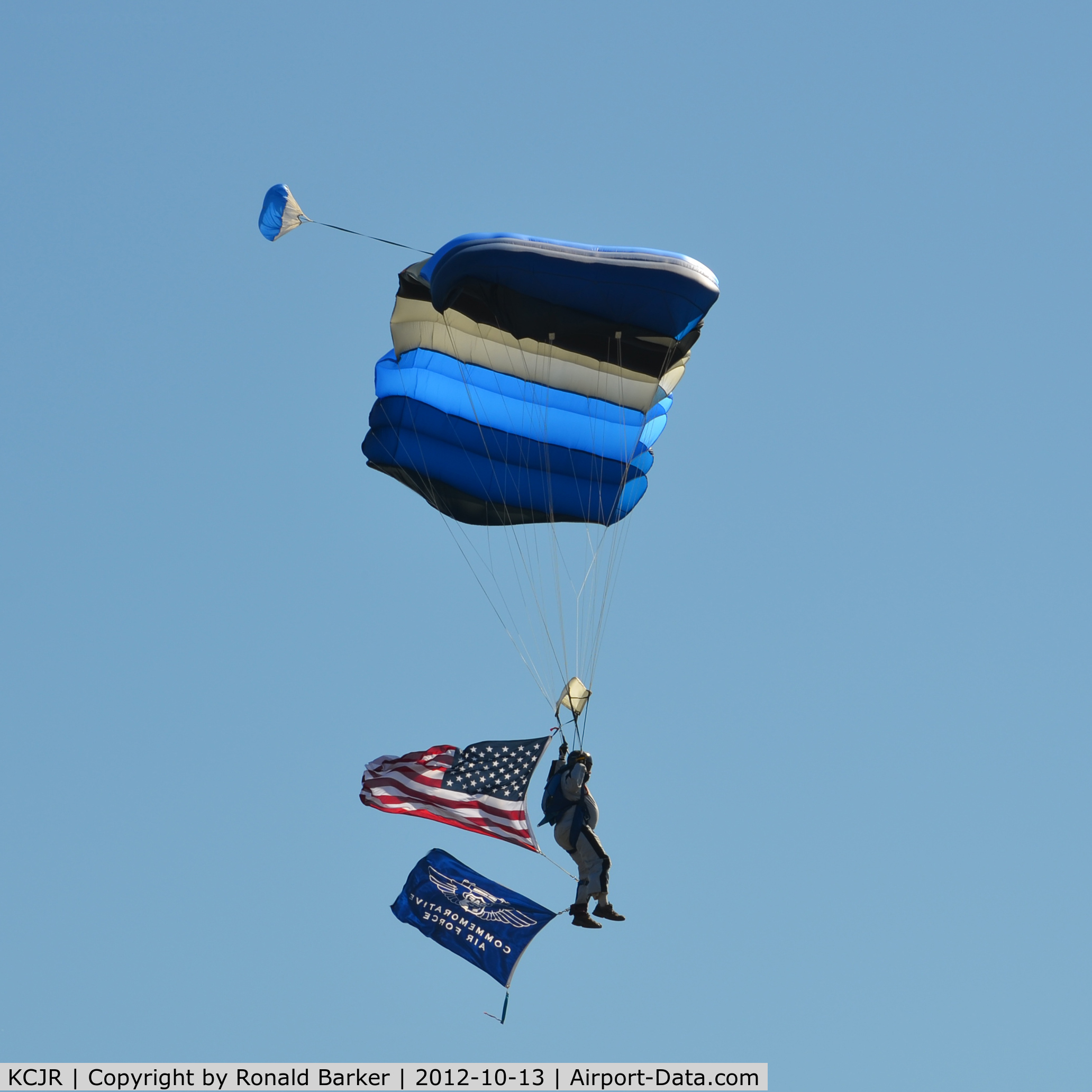 Culpeper Regional Airport (CJR) - CAF Parachutest opening the Culpeper Air Fest 2012