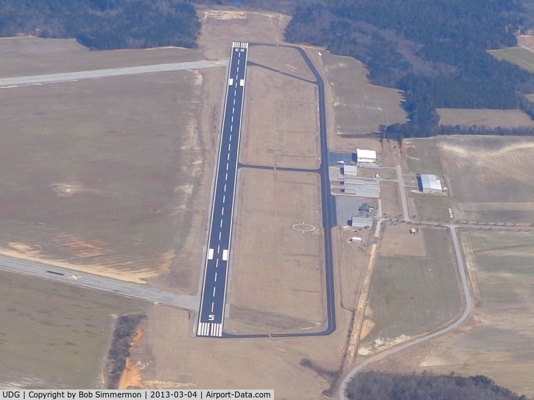Darlington County Jetport Airport (UDG) - Looking NE down RWY 5