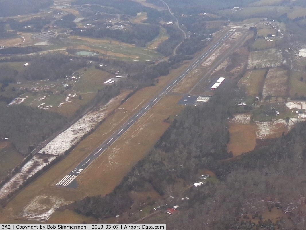New Tazewell Municipal Airport (3A2) - Looking SW