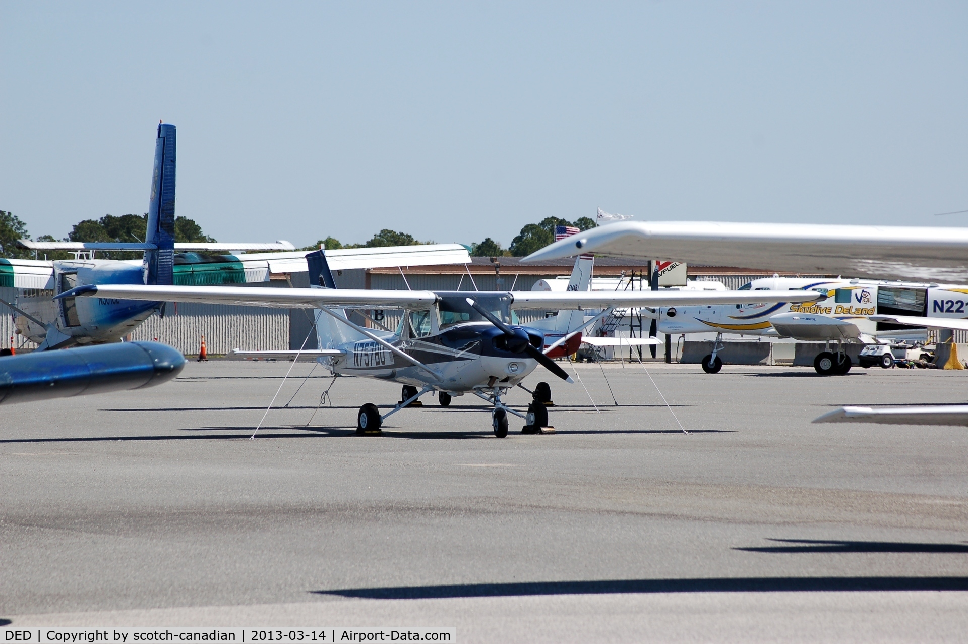 Deland Muni-sidney H Taylor Field Airport (DED) - Cessna 150 at DeLand Municipal - Sidney H. Taylor Field, DeLand, FL