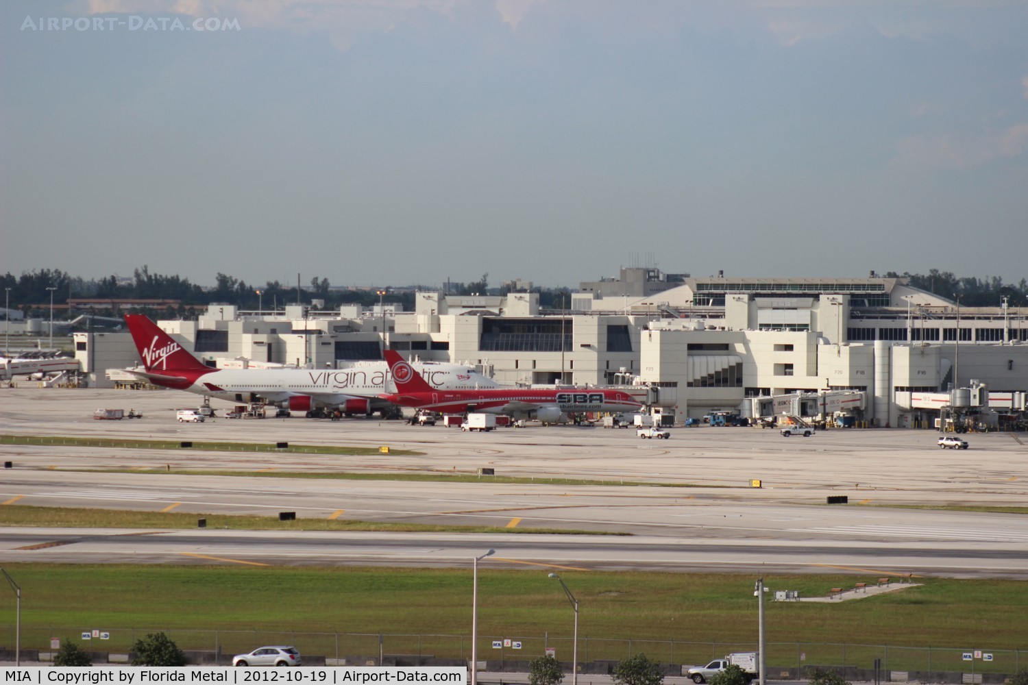 Miami International Airport (MIA) - Santa Barbara and Virgin Atlantic at Miami