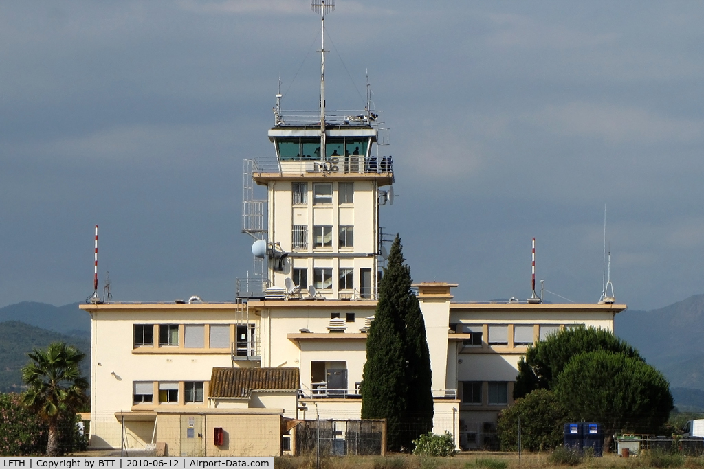 Hyères Le Palyvestre Airport, Hyères France (LFTH) - Tower of the Naval Air Station
