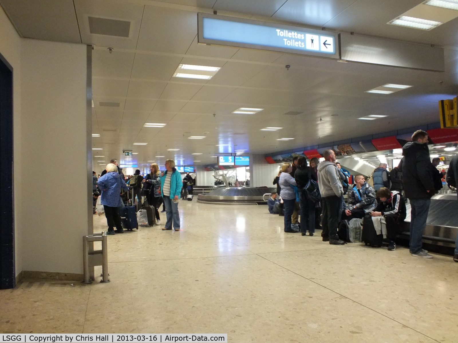 Geneva Cointrin International Airport, Geneva Switzerland (LSGG) - baggage reclaim at Geneva