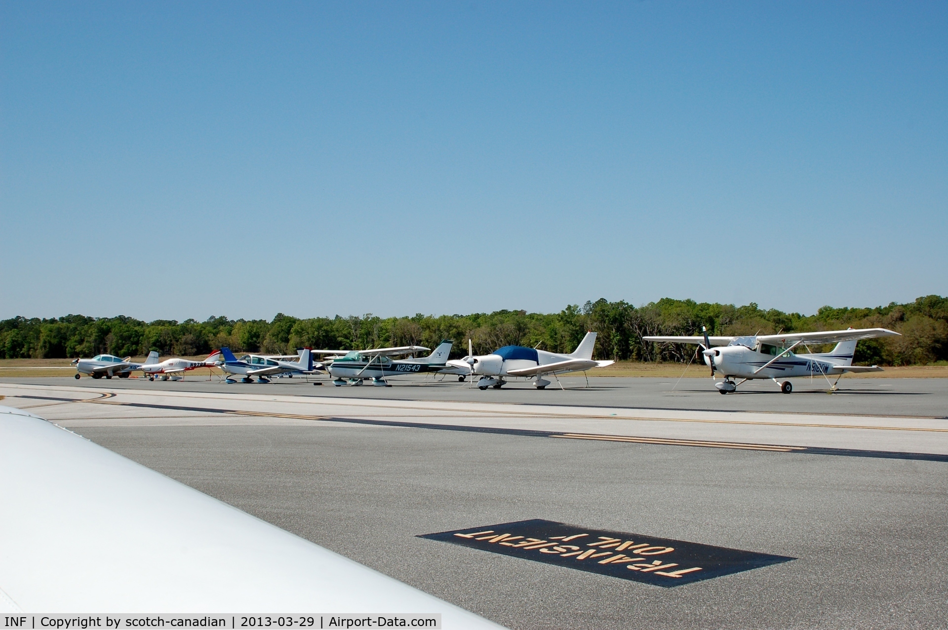 Inverness Airport (INF) - Flight Line at Inverness Airport, Inverness, FL