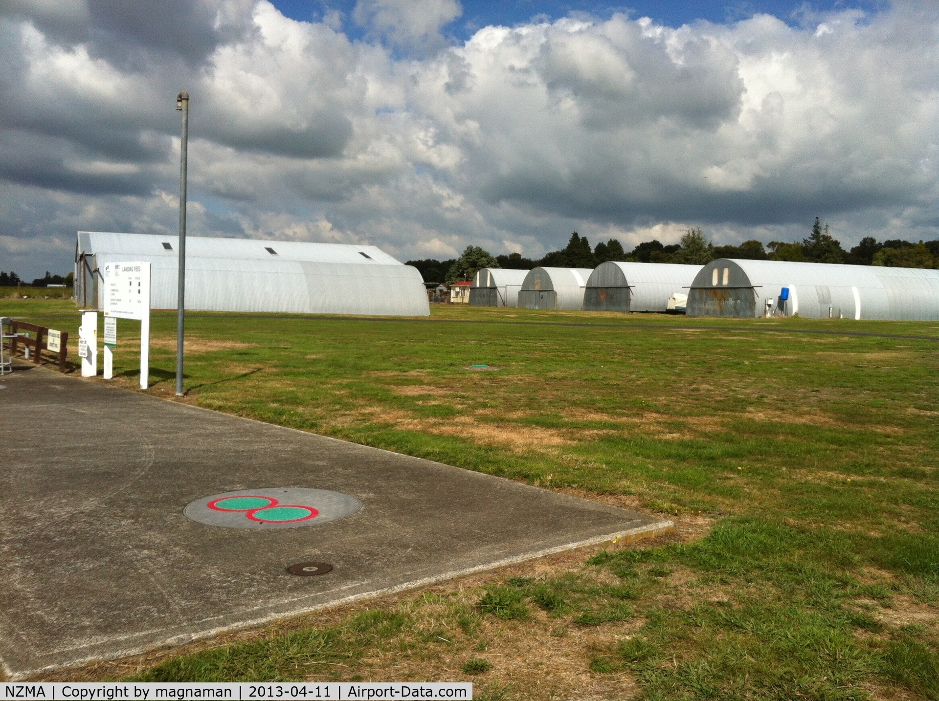 Matamata Aerodrome Airport, Matamata New Zealand (NZMA) - Nothing moving here today - luckily three aircraft were on the grass otherwise would have been a long drive for nothing. Looks like an old army camp base.