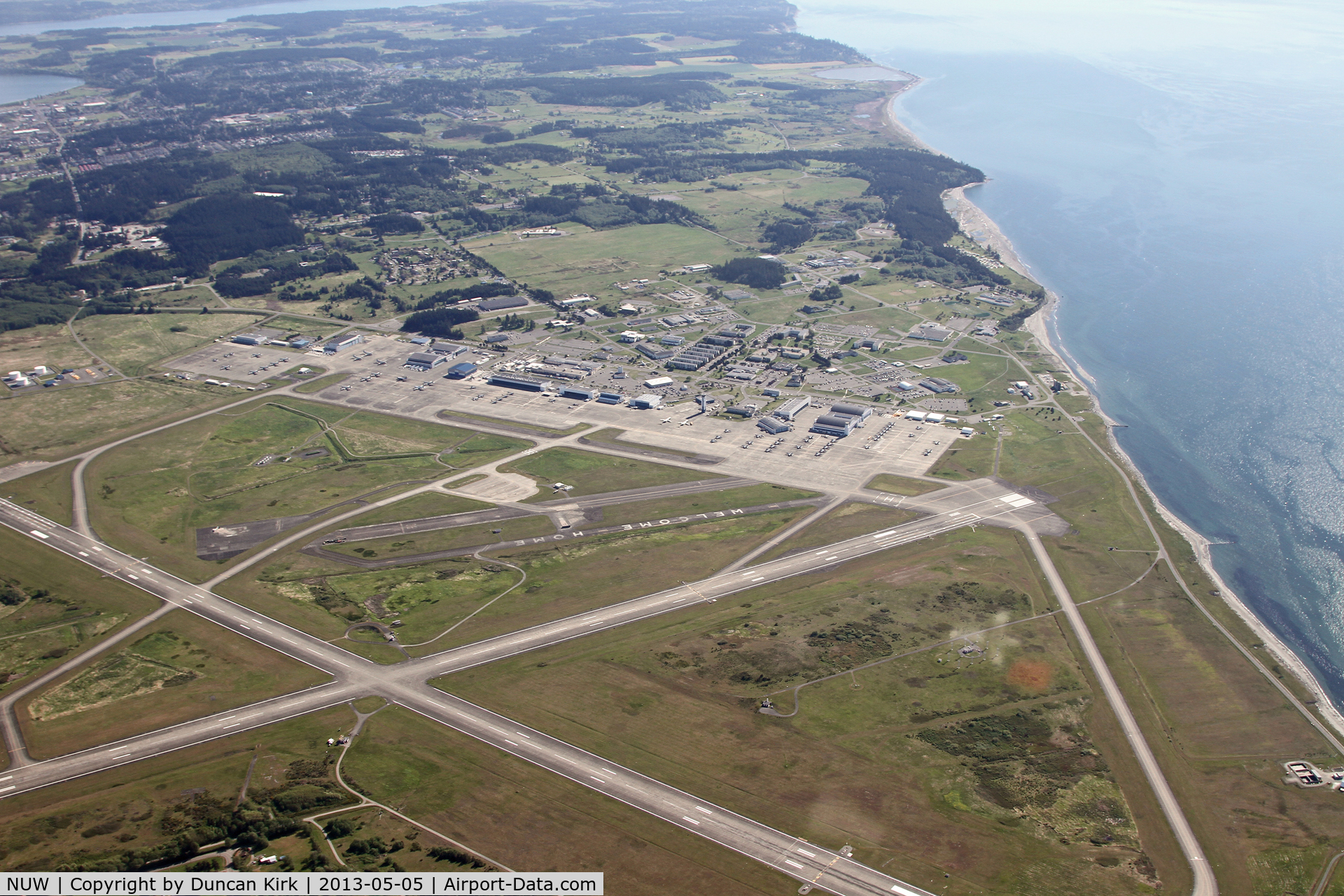 Whidbey Island Nas /ault Field/ Airport (NUW) - Whidbey NAS showing many Growlers, Orions,  Posiedons, and Intruders.