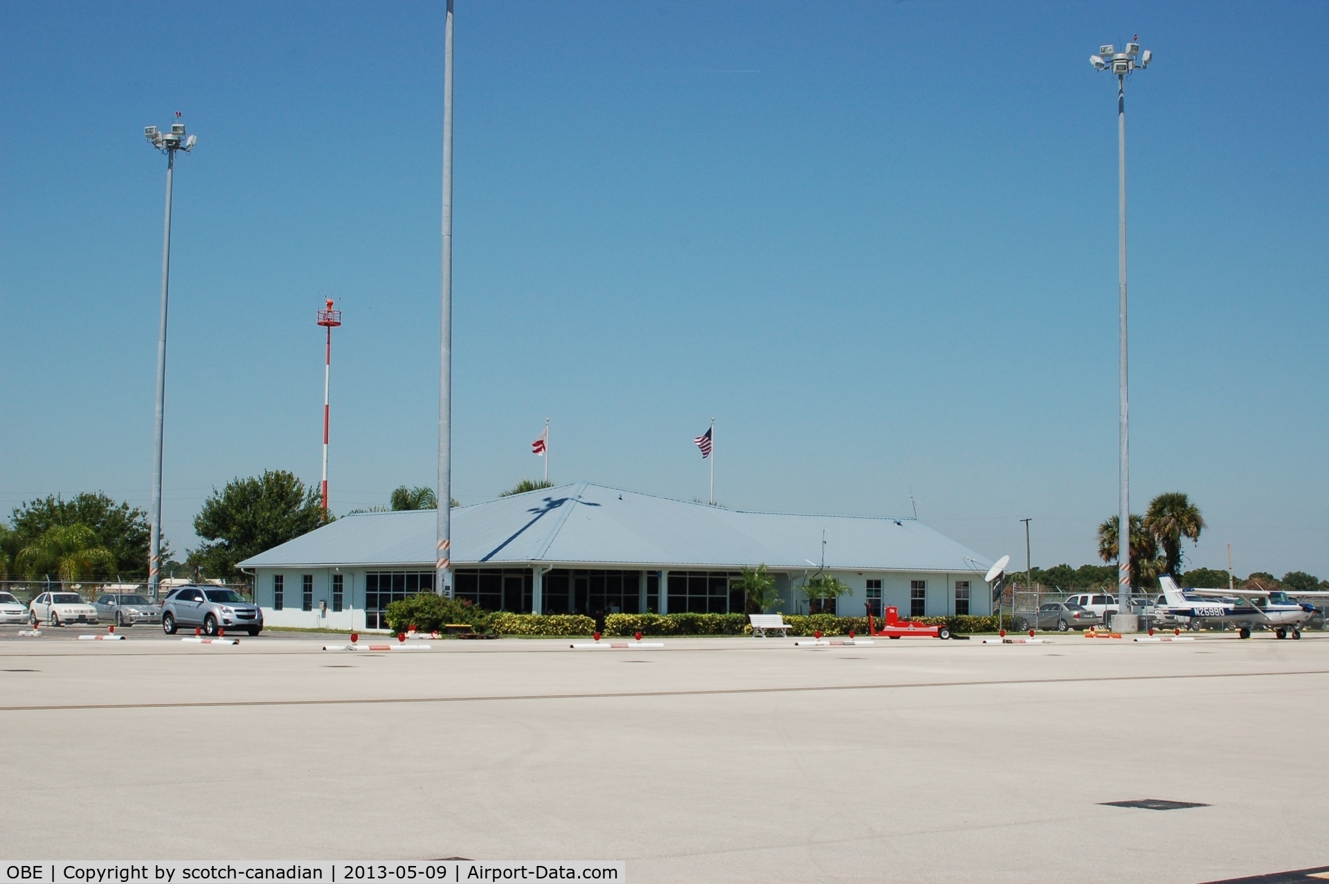 Okeechobee County Airport (OBE) - The Landing Strip Restaurant at Okeechobee County Airport, Okeechobee, FL 