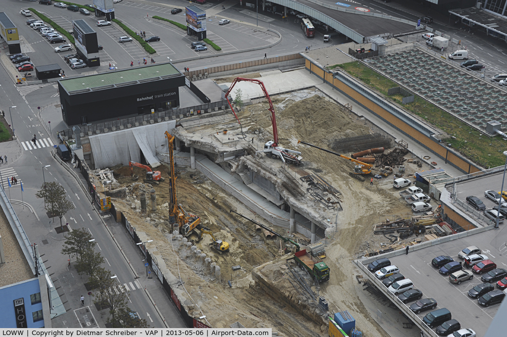 Vienna International Airport, Vienna Austria (LOWW) - Construction Work at Vienna Airport