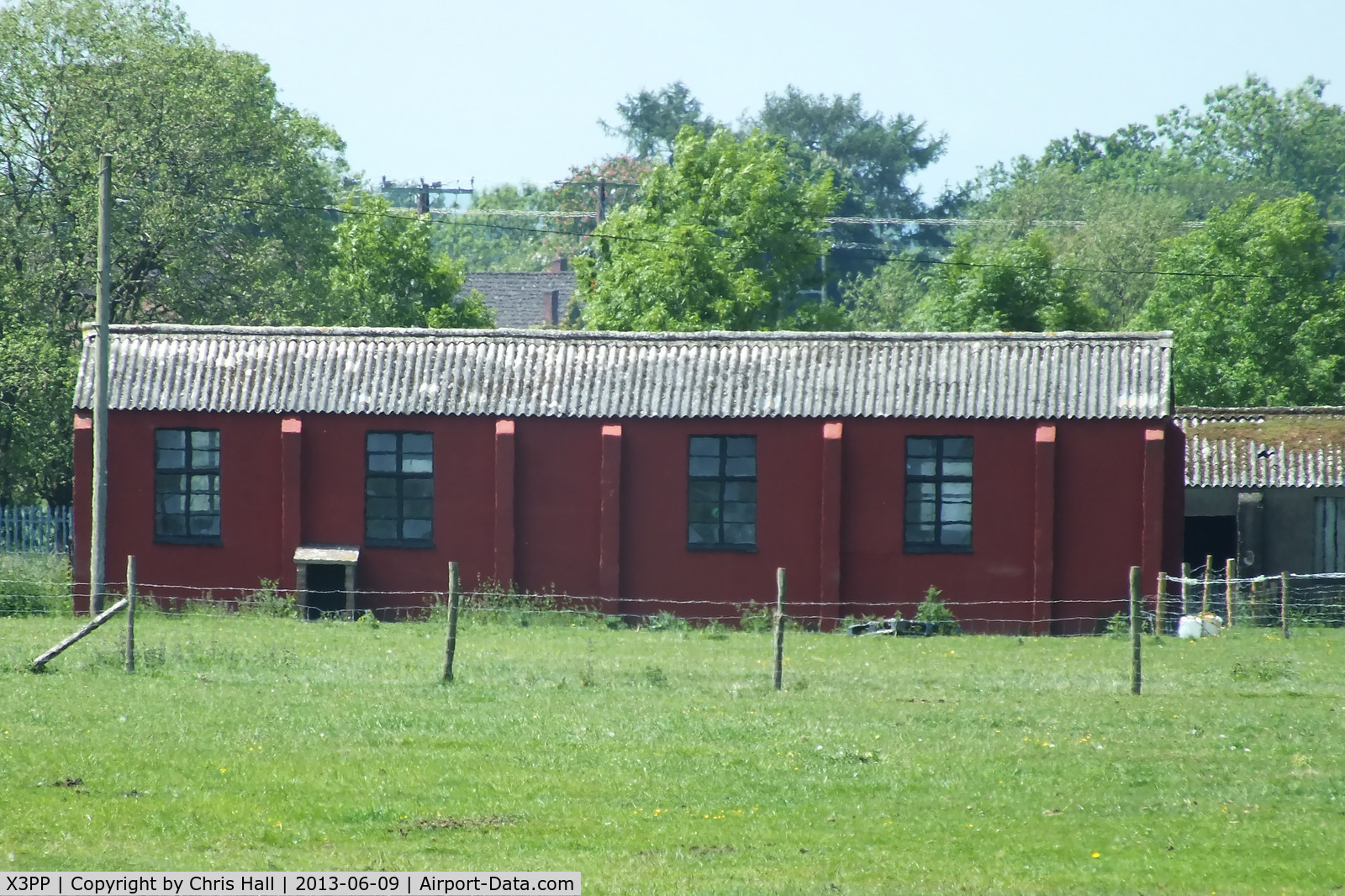 X3PP Airport - one of the surviving buildings in the technical area at the former RAF Peplow, which was also know as:	HMS Godwit II / RAF Child's Ercall / RNAS Peplow. It was in use between 1941 and 1949